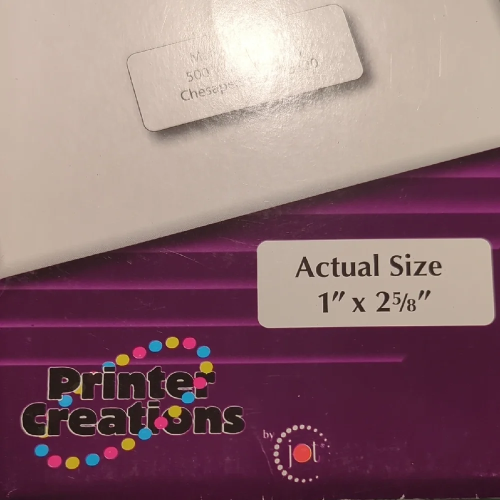 2-Packs White Mailing Labels for Ink Jet Printer 1